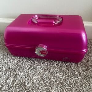 Vintage Pink Caboodles Makeup Case